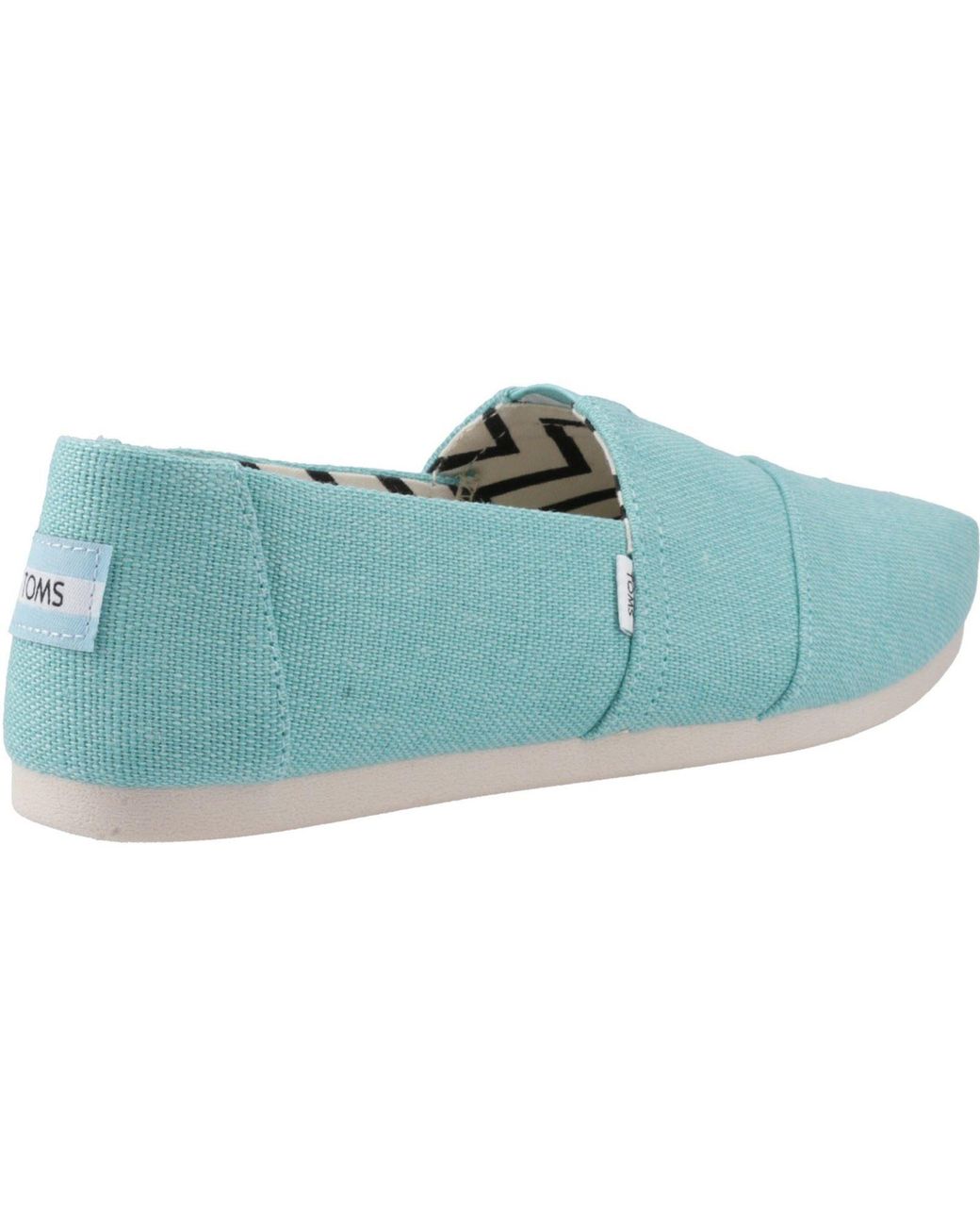 TOMS Blue Alpargata Classic Jute Aqua Espadrilles