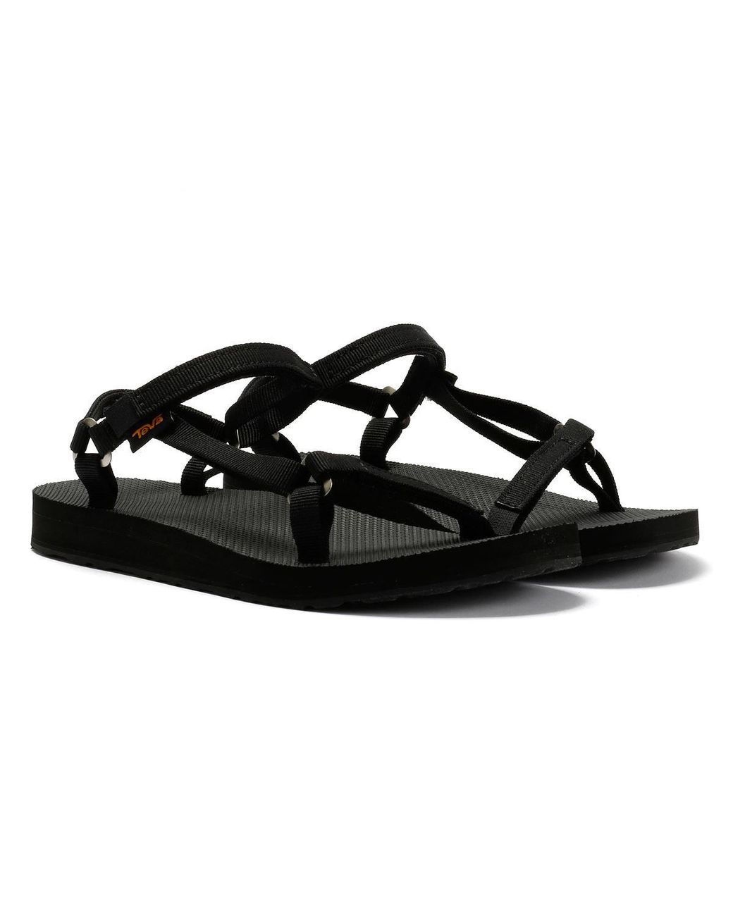 Teva Black Original Universal Slim Sandals