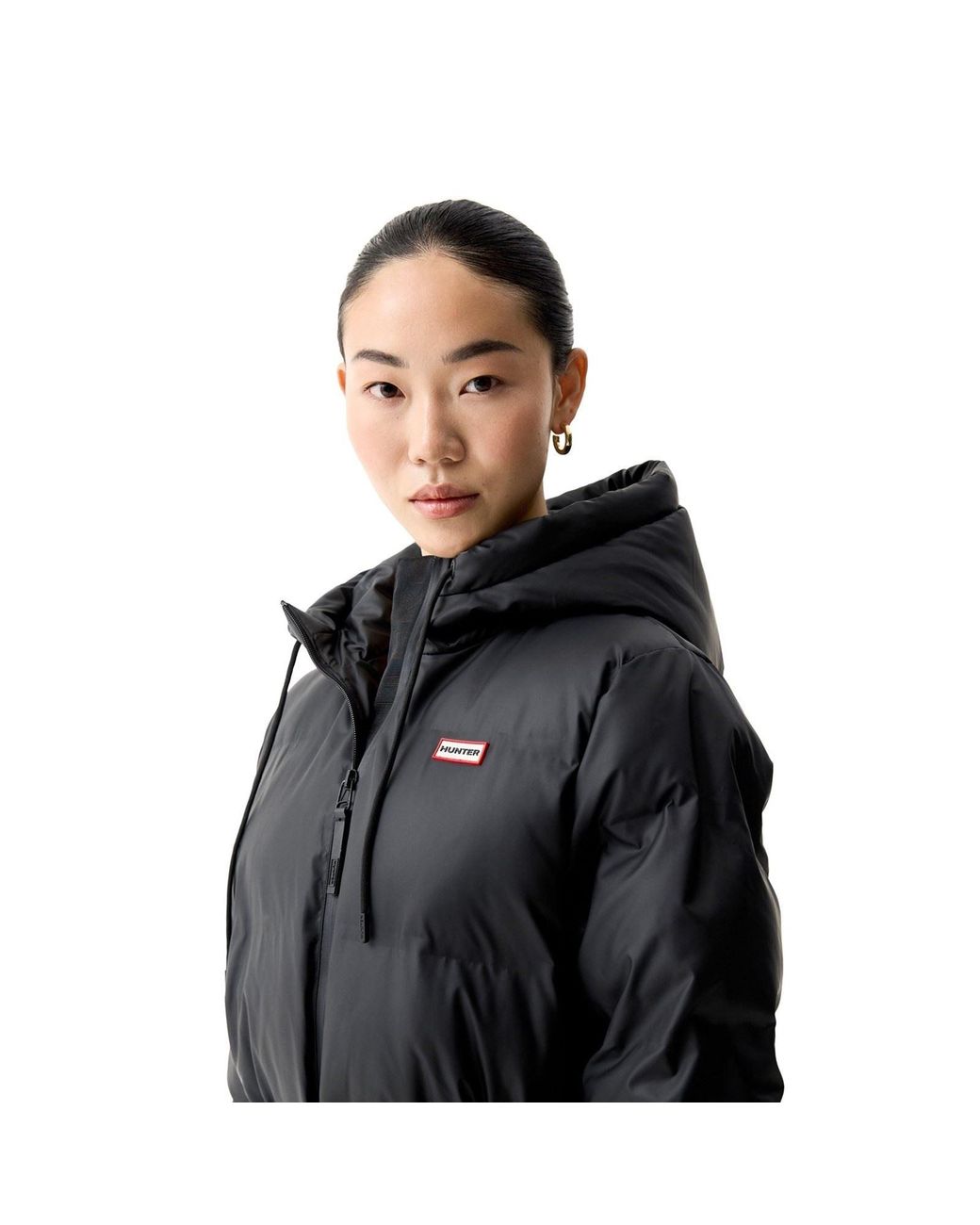 Hunter Black Hutchison Sonic Long Puffer Jackets