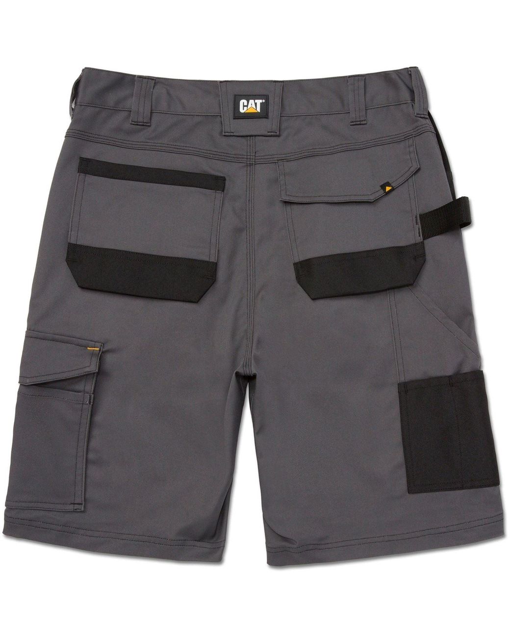 Caterpillar Gray Essential Stretch Holster Polyester Work Shorts for men