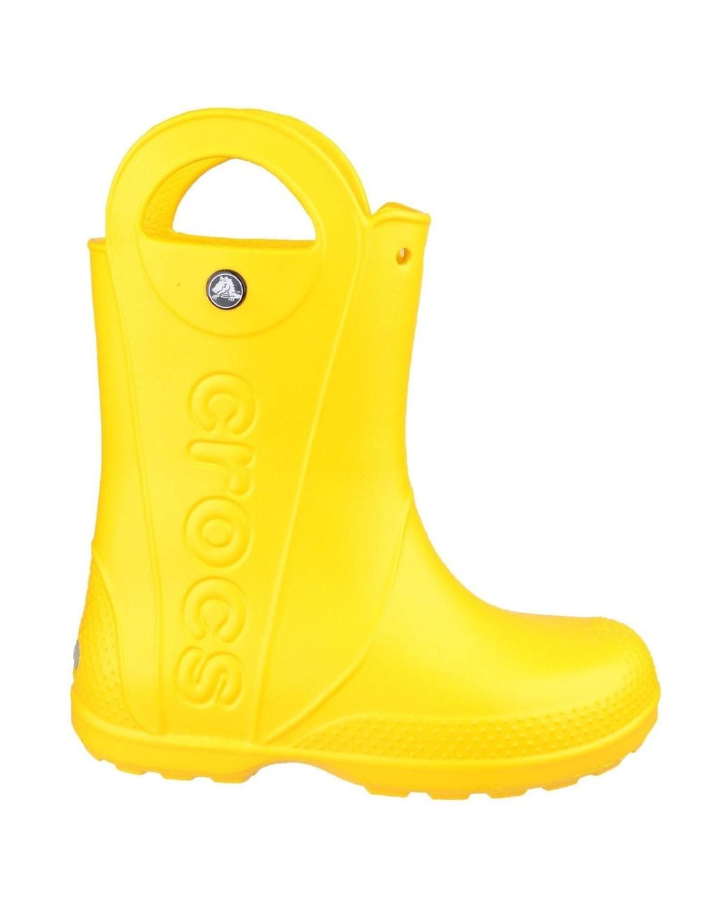 CROCSTM Yellow Handle It Rain Synthetic Wellington Boots