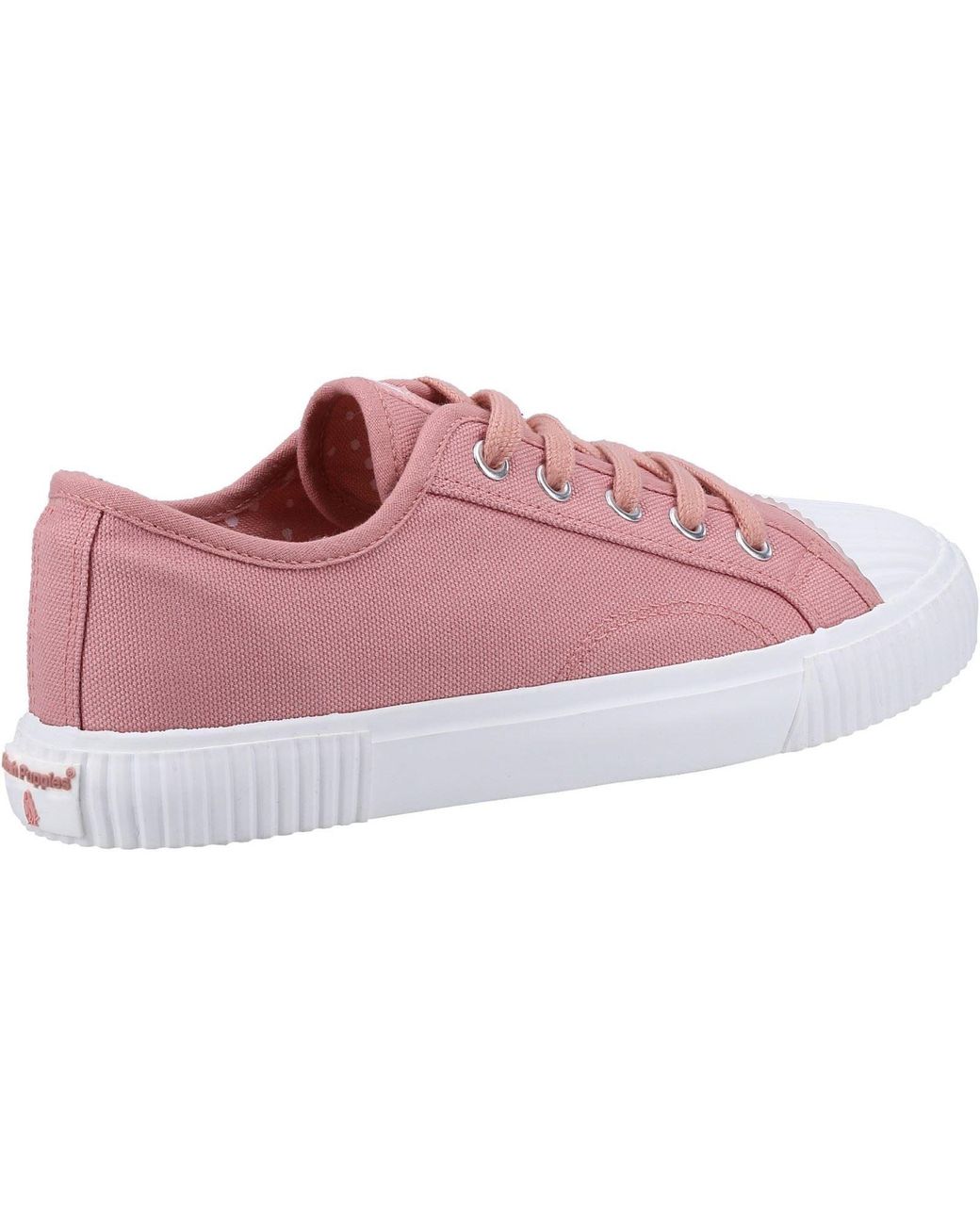 Hush Puppies Pink Brooke Canvas Trainers