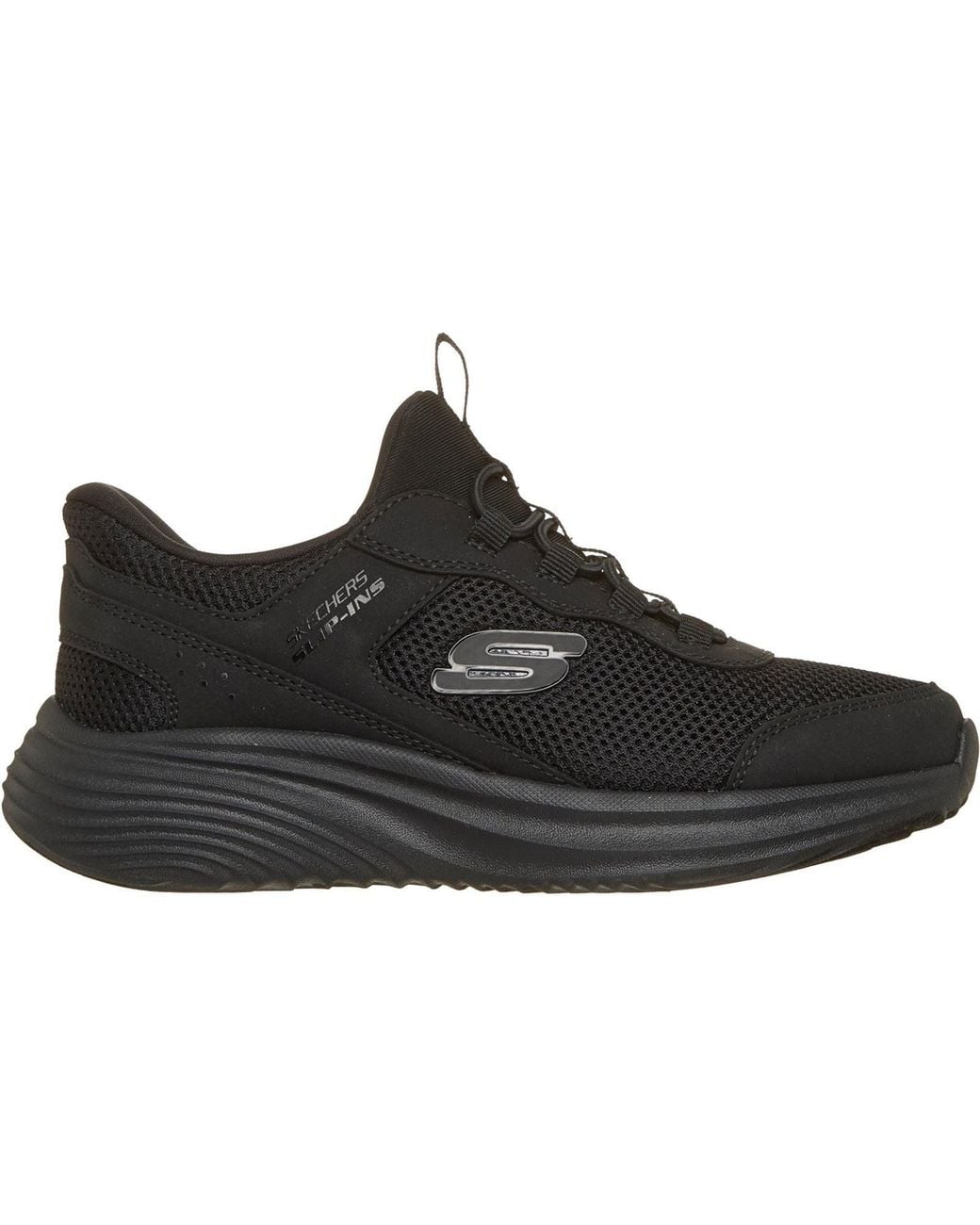 Skechers Black Bounder Pro Polyurethane Trainers