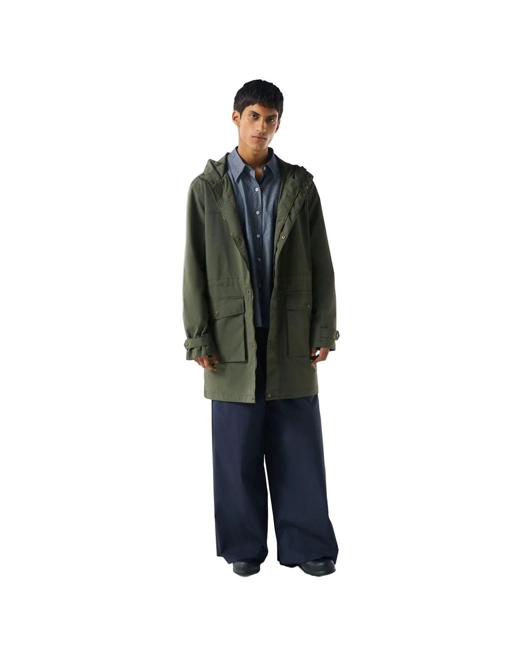 Hunter Green Lightweight Waterproof Rain Parkas for men
