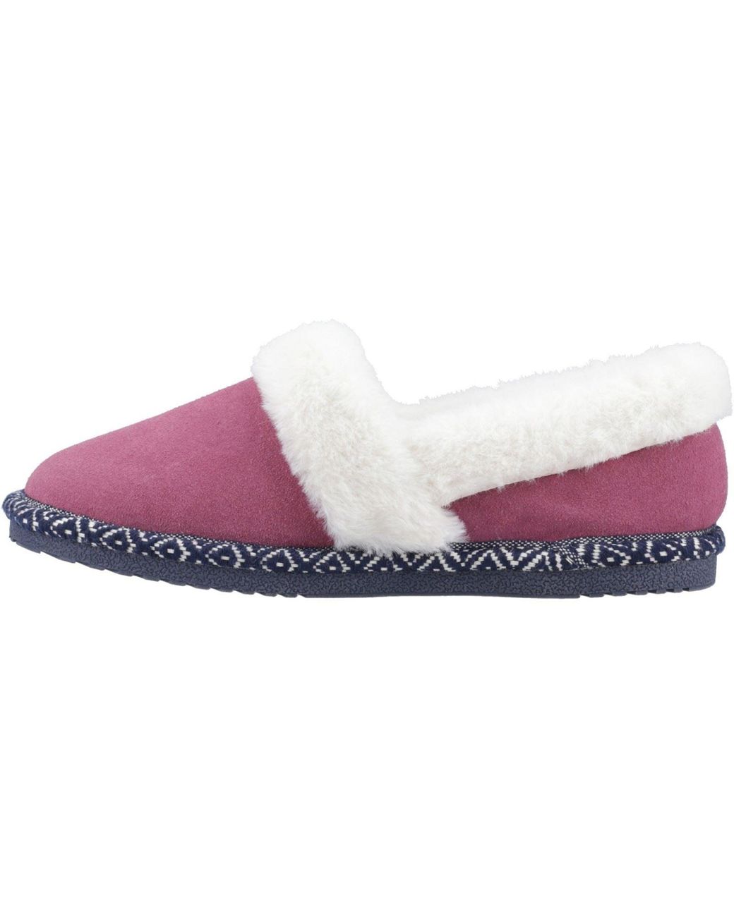 Hush Puppies Purple Ariel Suede Slippers