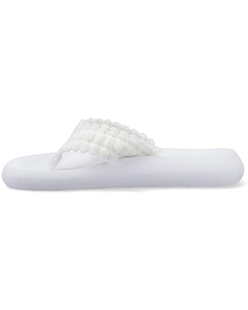 Rocket Dog White Spotlight Atom Textile Flip Flops