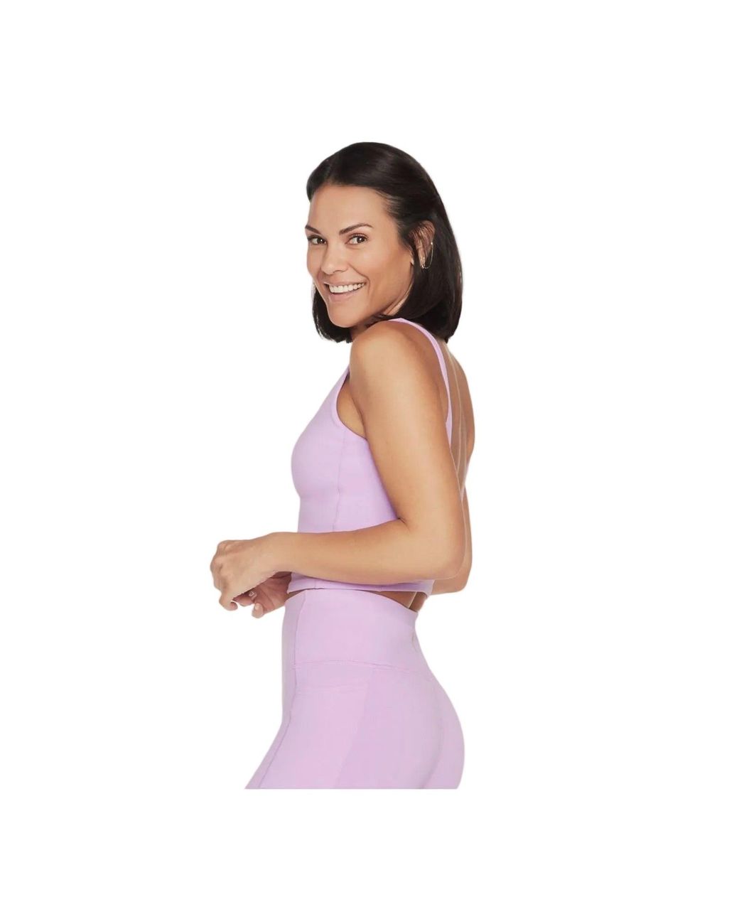 Skechers Purple Goflex Joy Longline Bra