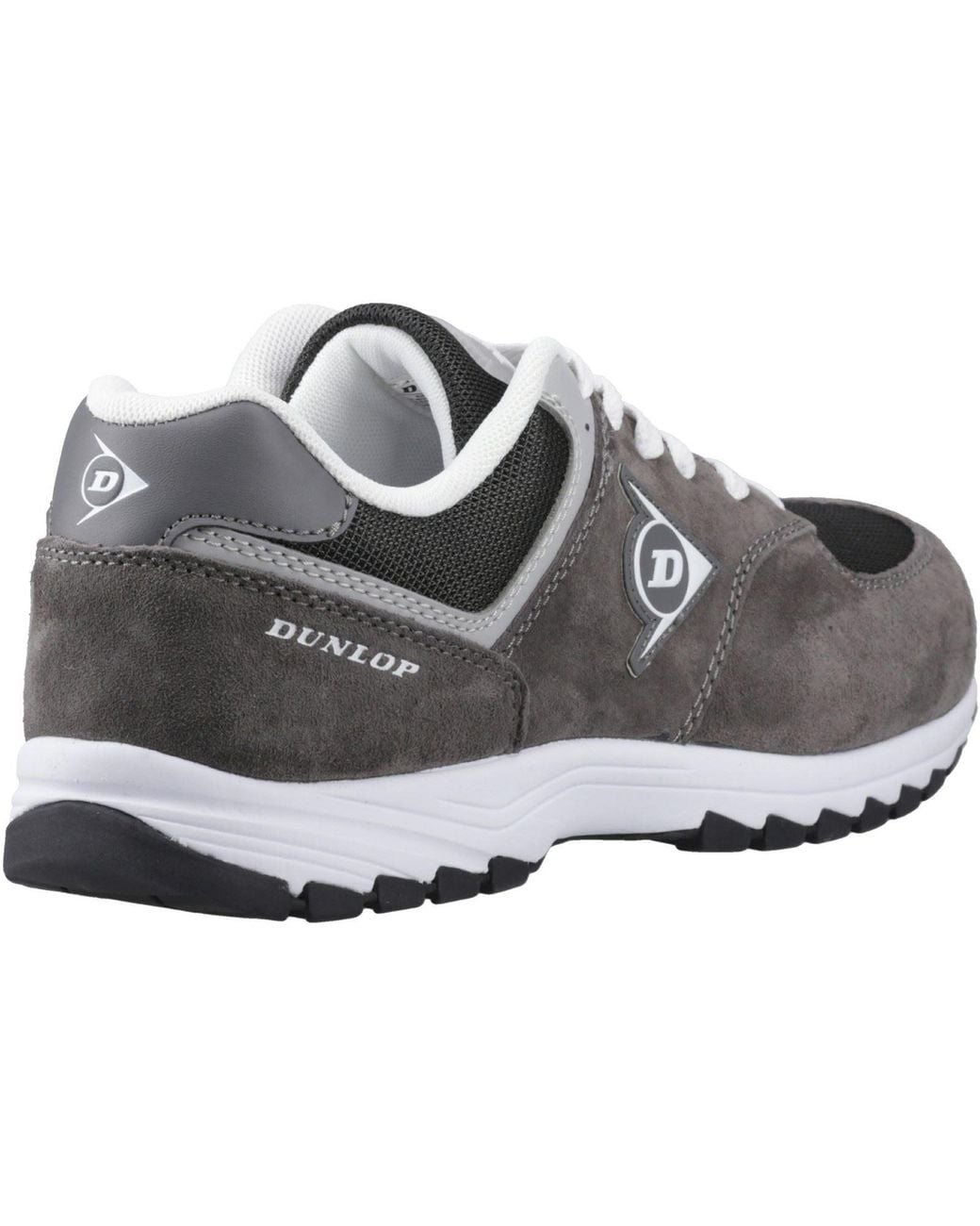 Dunlop Gray Arrow Suede Charcoal/ Safety Trainers for men