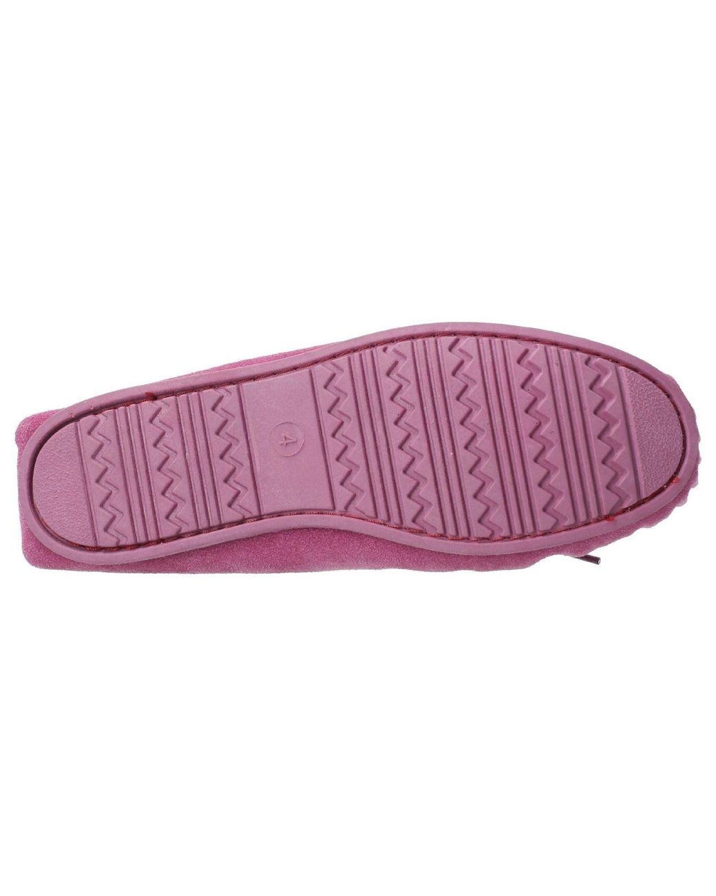 Hush Puppies Purple Allie Suede Rose Slippers