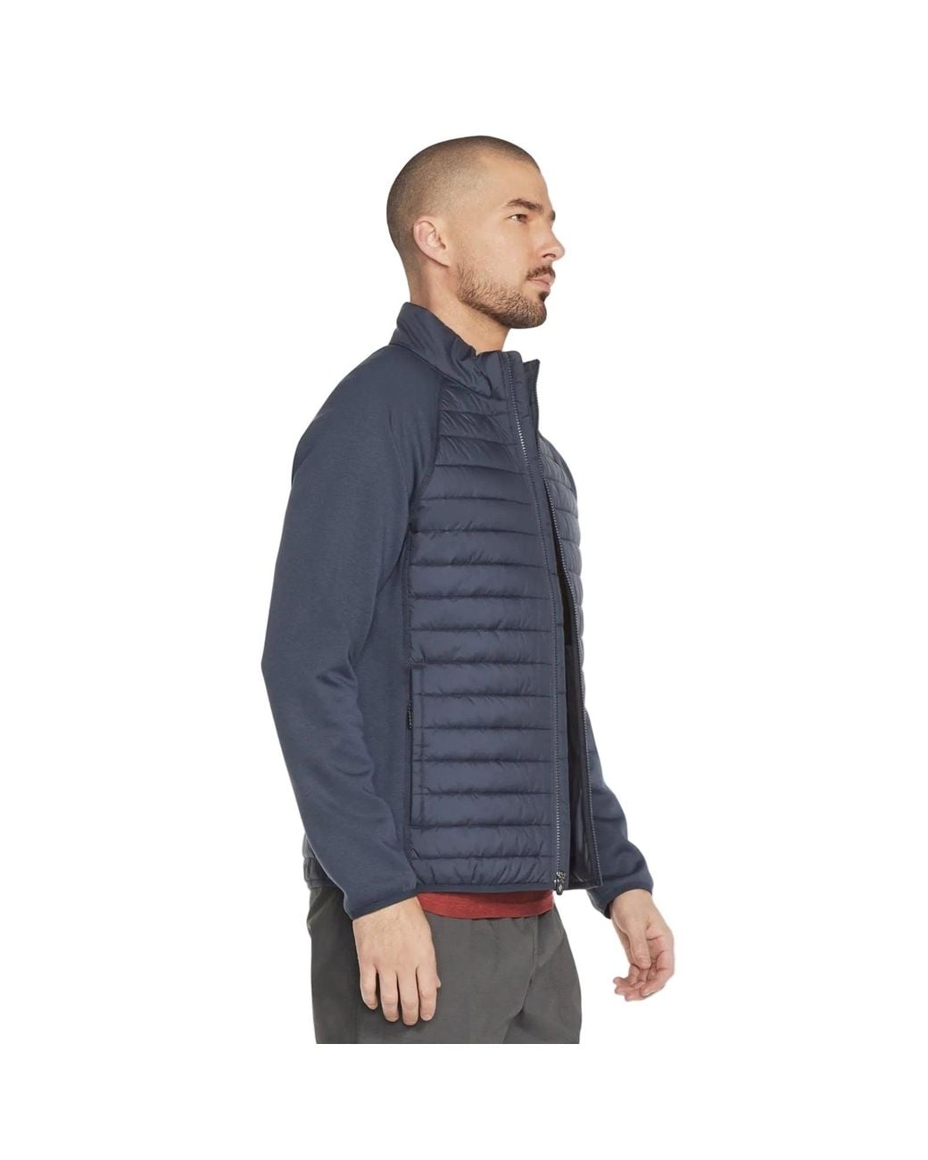Skechers Blue Go Shield Hybrid Jacket 2.0 Jacket for men