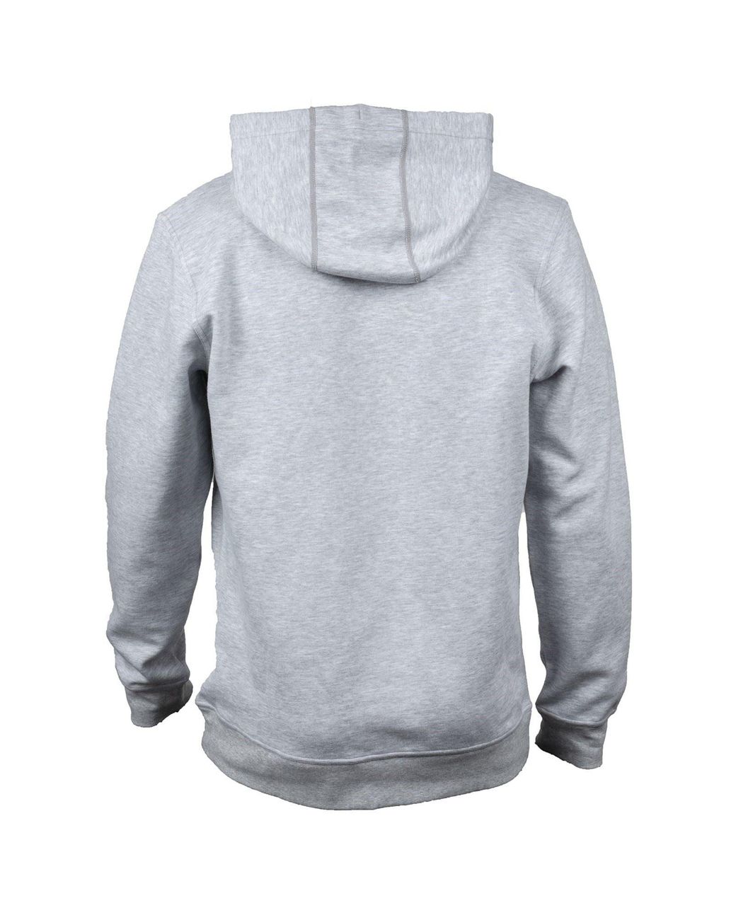 Hard Yakka Gray Embossed Pullover Cotton Hooded Sweatshirt for men