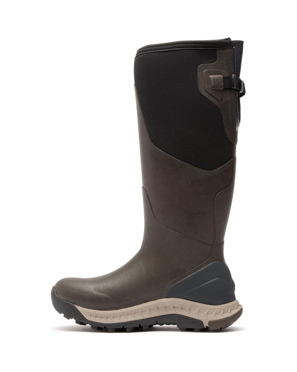 Muck Boot Brown Woodland Pro Rubber Coffee Wellington Boots for men