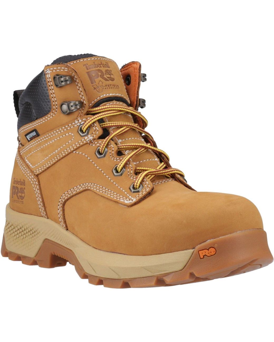 Timberland Brown Titan 6" Leather Wheat Safety Boots