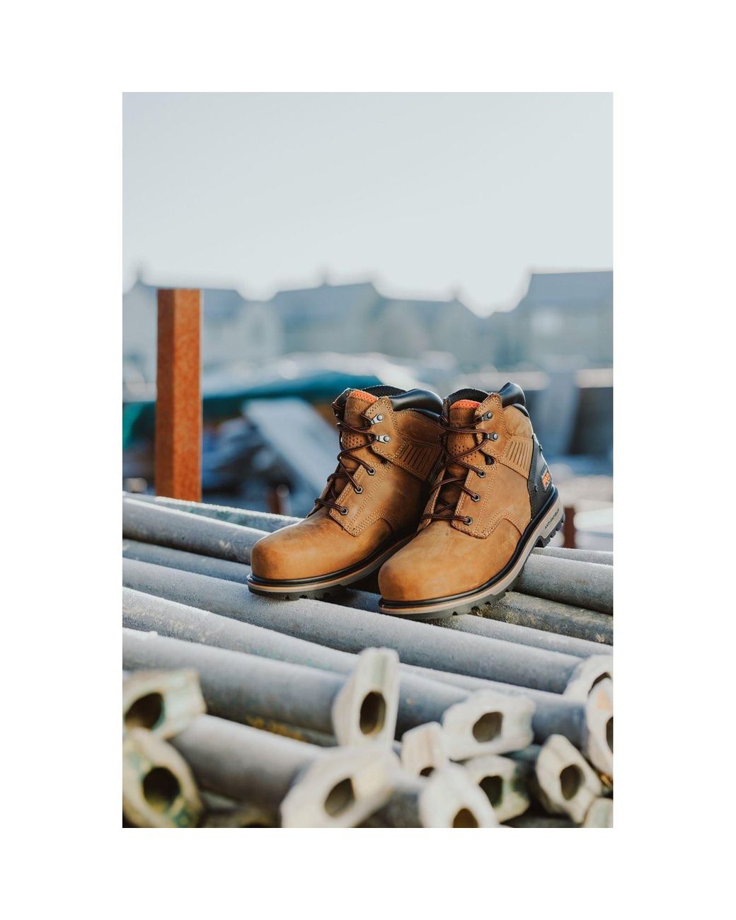 Timberland Brown Ballast Leather Safety Boots