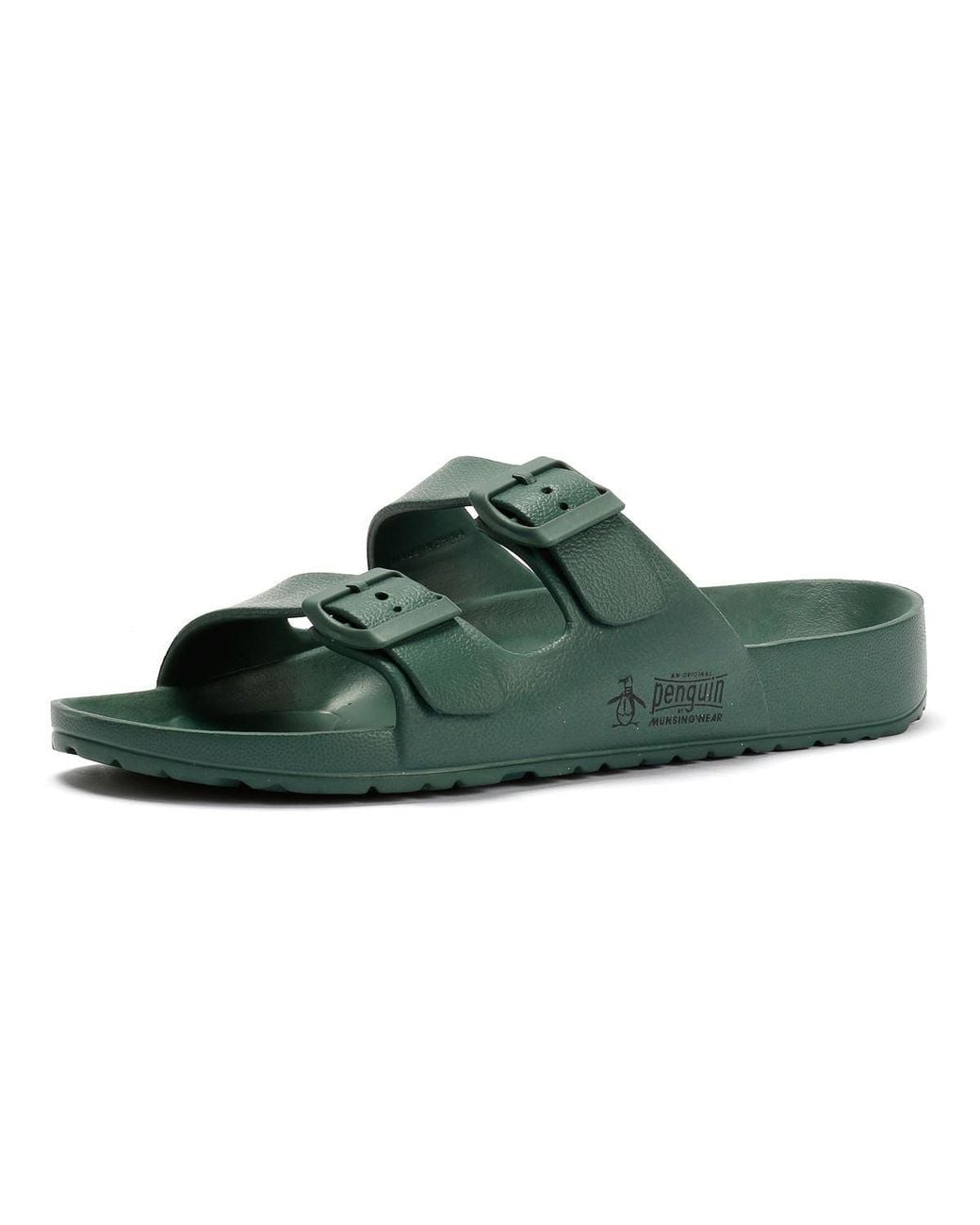 Original Penguin Green Eden Forest Sandals for men