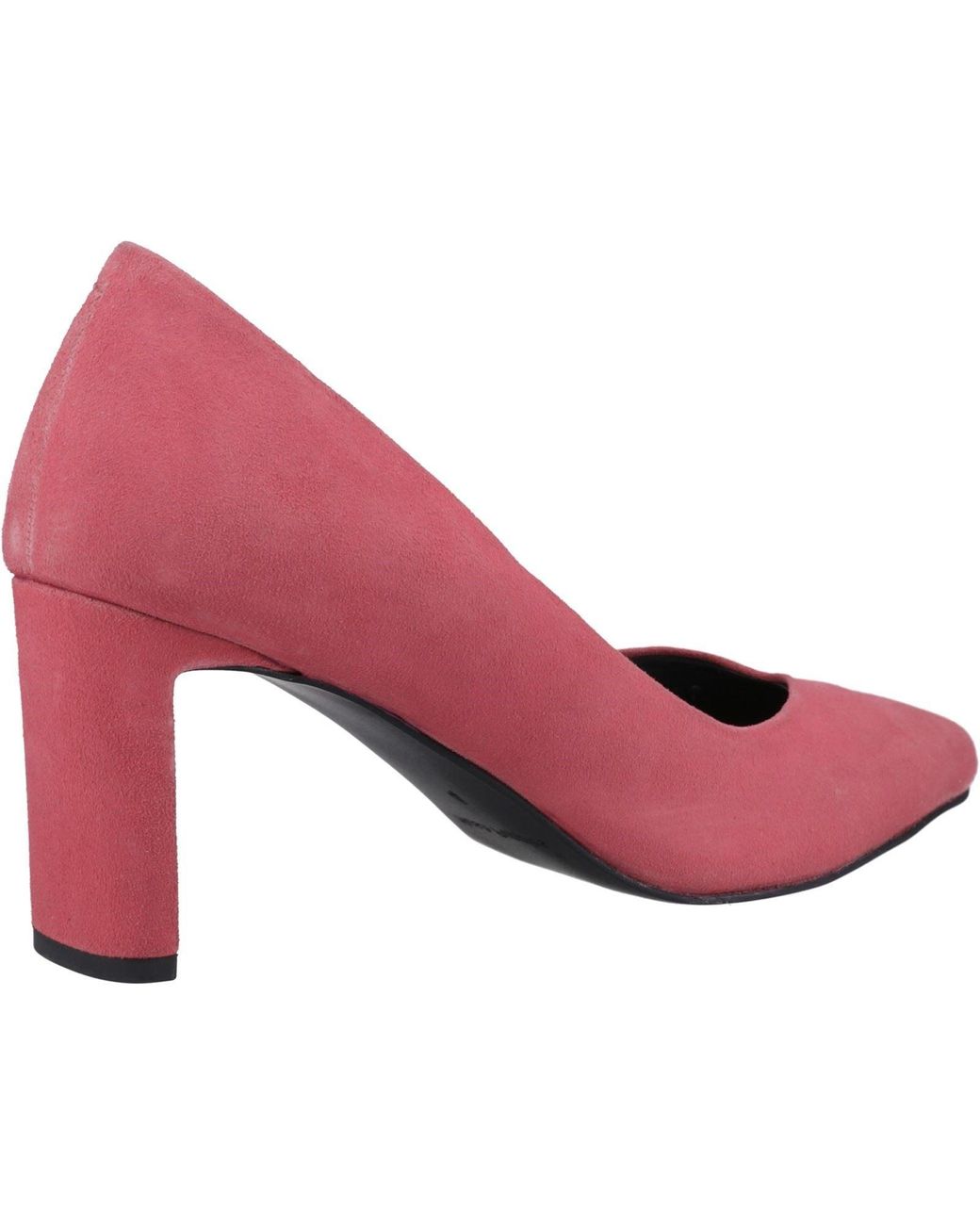 Hush Puppies Pink Olivia Suede Coral Heels