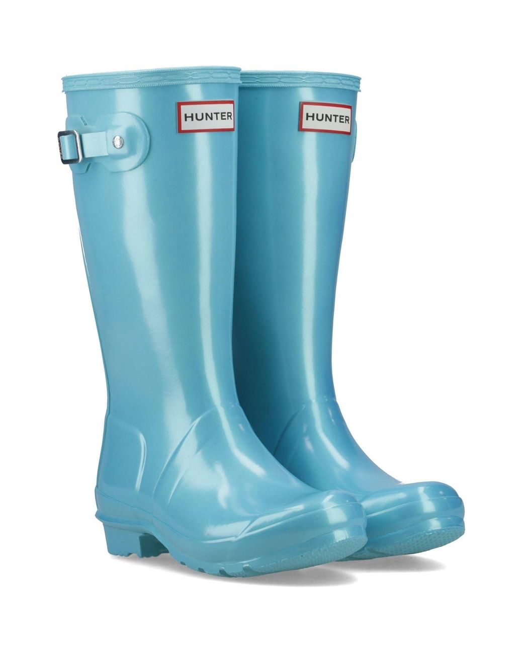 Hunter Blue Original Nebula Rubber Pool Wellington Boots