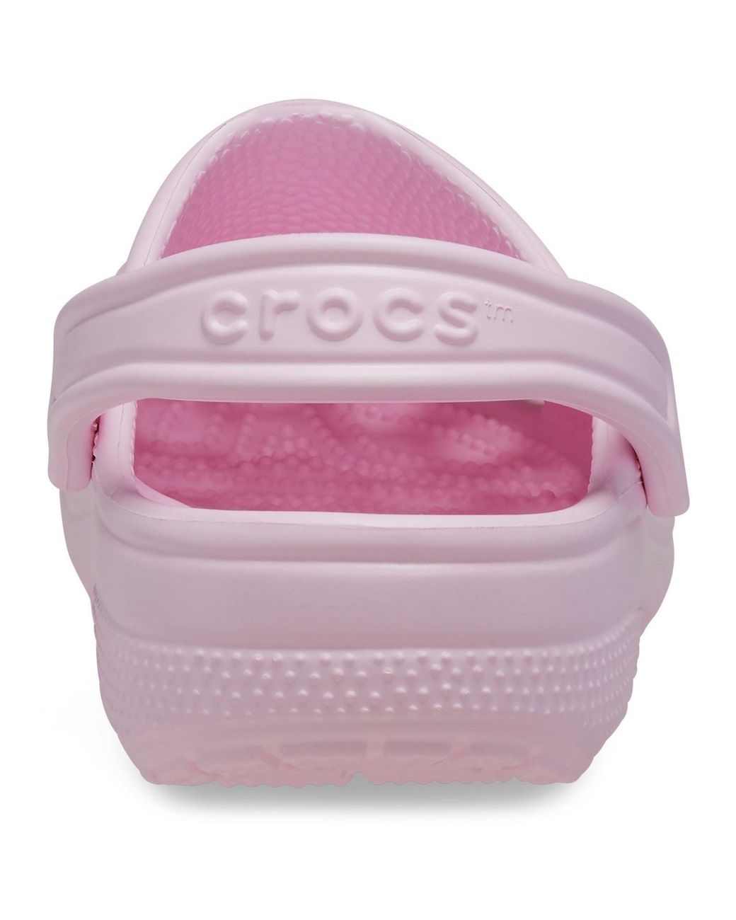 CROCSTM Pink Classic Clog Synthetic Milk Clogs