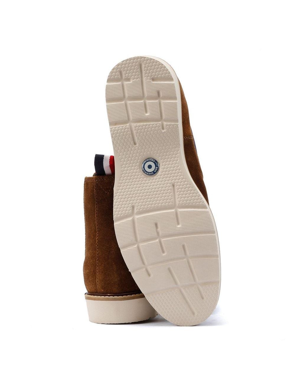 Ben Sherman Brown Hampton Suede Men's Tan Boots - Uk 11 for men