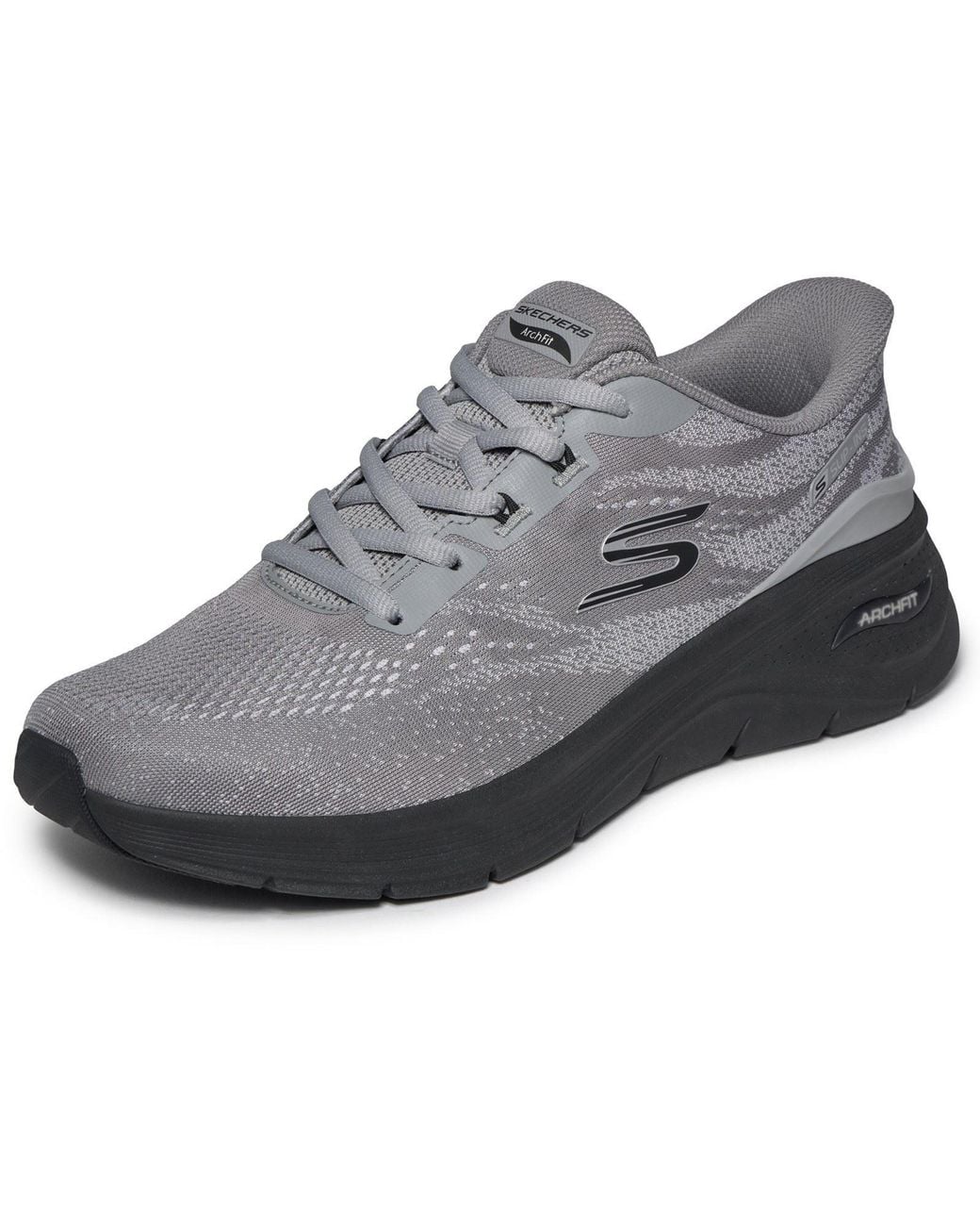 Skechers Gray Arch Fit 3.0 Textile Trainers for men