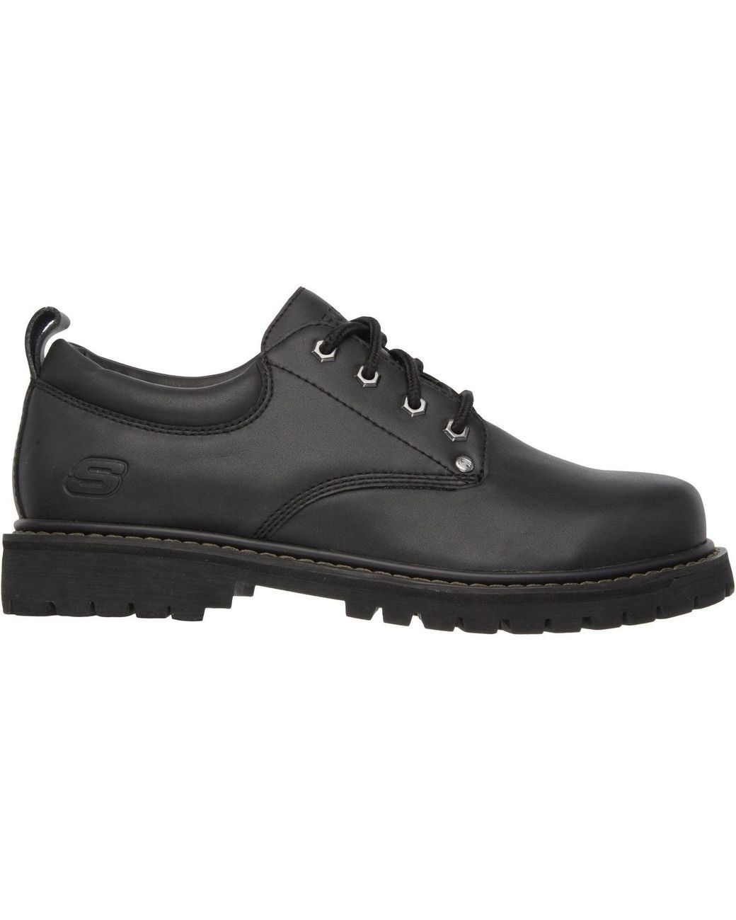 Skechers Black Tom Cats 6618-Bol Lace Up Shoes for men