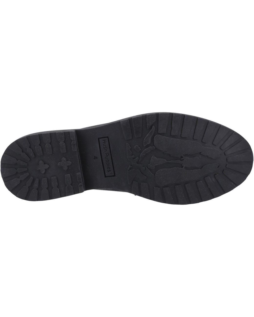 Hush Puppies Black Verity Snaffle Leather Loafers