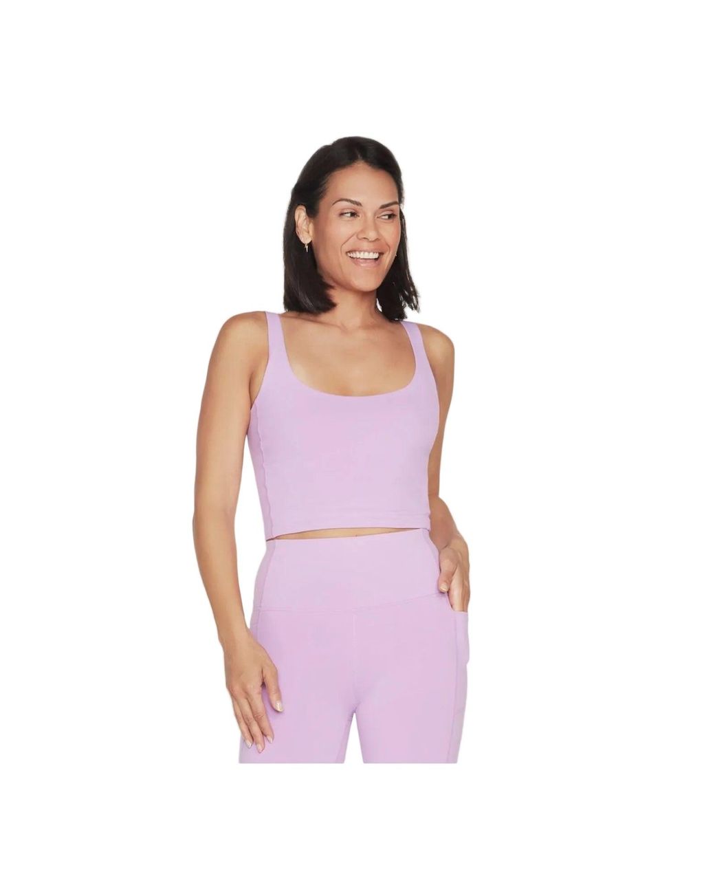 Skechers Purple Goflex Joy Longline Bra