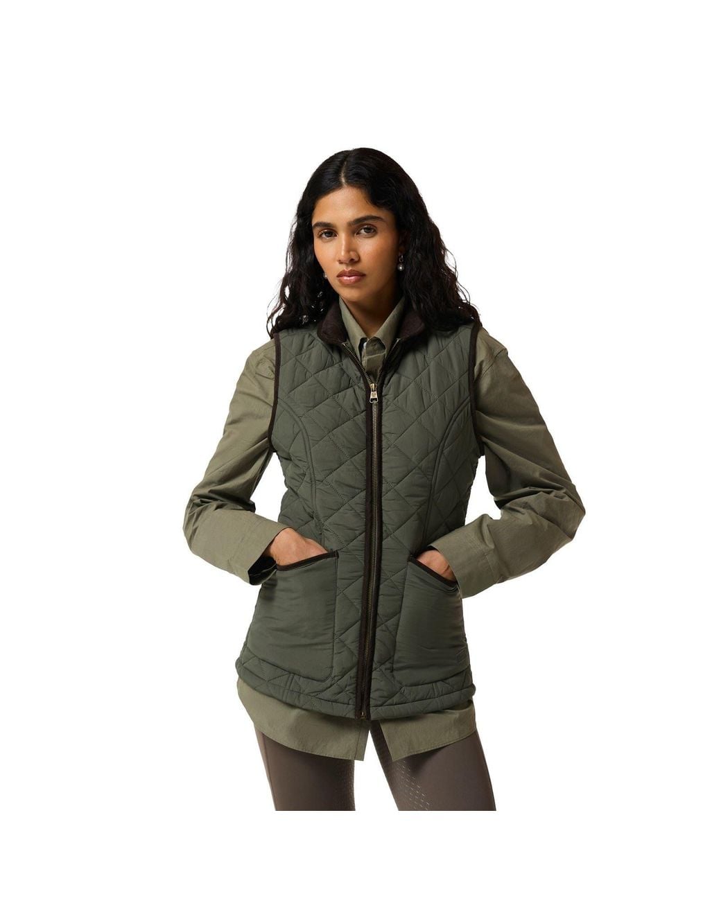 Hunter Green Original Short Quilted Gilet Gilets