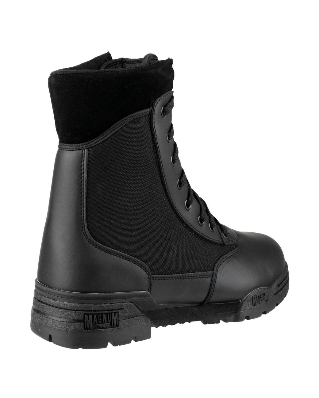 Magnum Black Classic Leather/Nylon Safety Boots