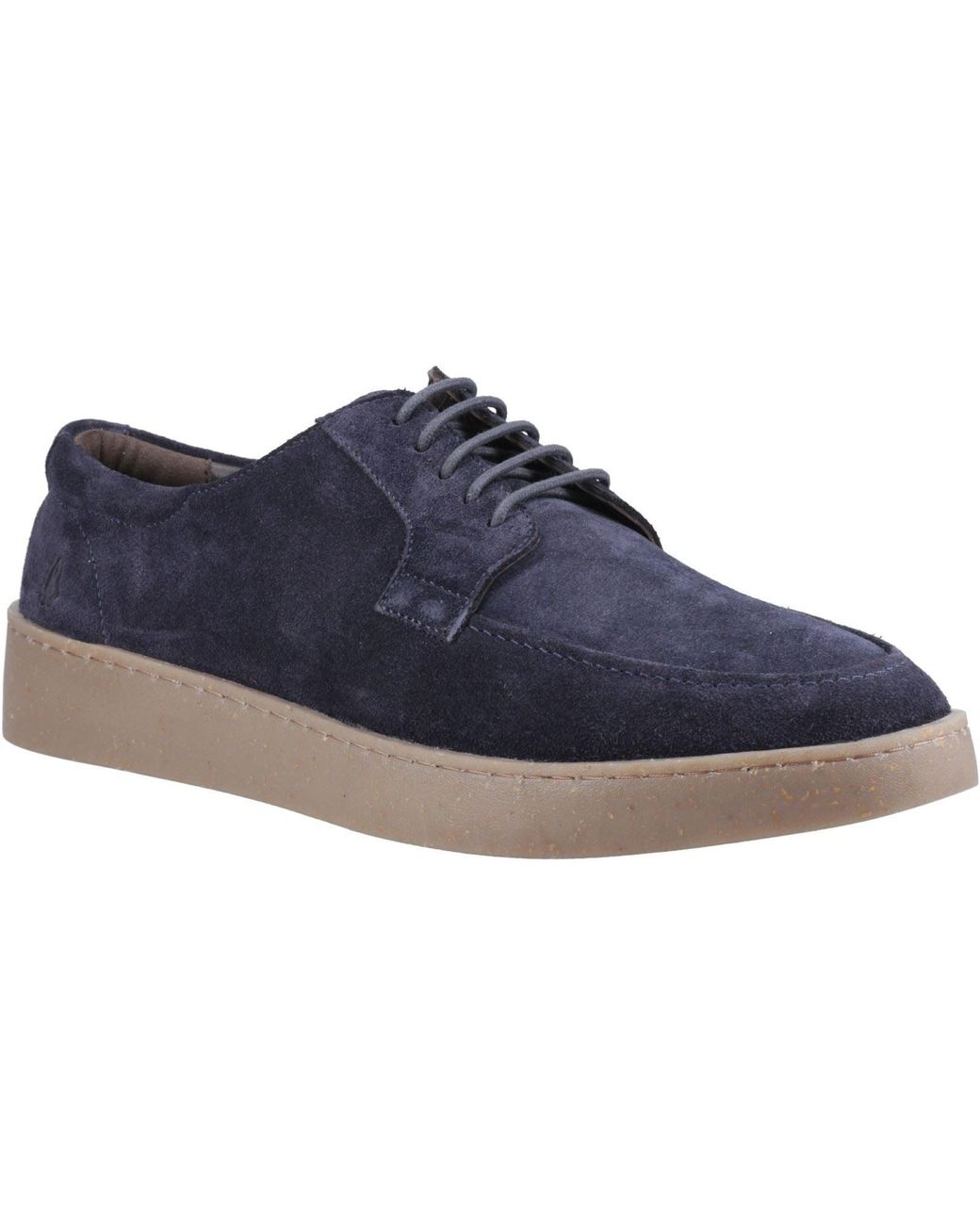 Hush Puppies Blue Rafael Suede Lace-Up Shoes for men