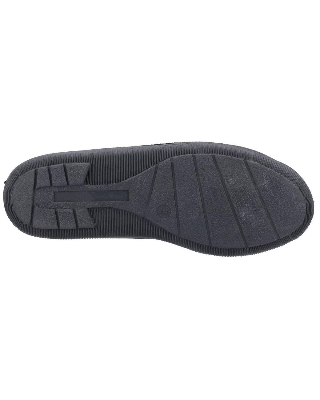 Hush Puppies Black Arnold Suede Slippers for men
