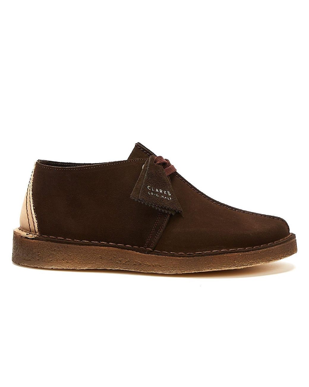 Clarks Desert Trek Shoes Dark in Brown for Men | Lyst UK