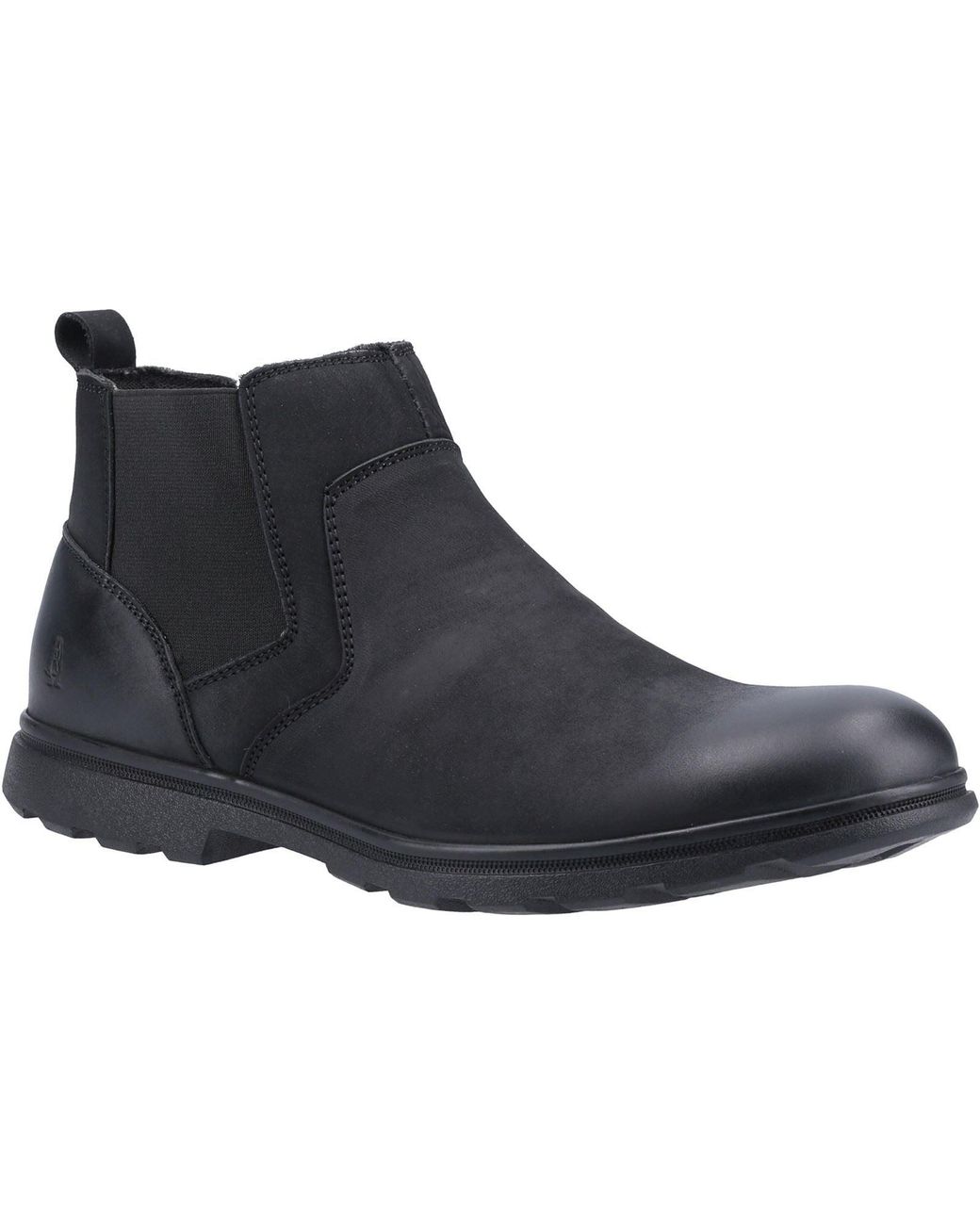 Hush Puppies Blue Tyrone Leather Boots for men