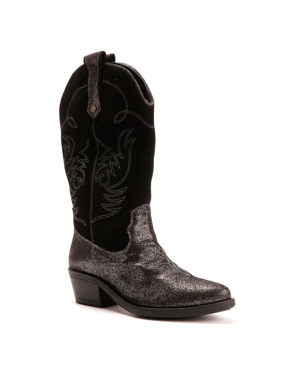 Osprey Black The Louisiana Leather /Gunmetal Boots