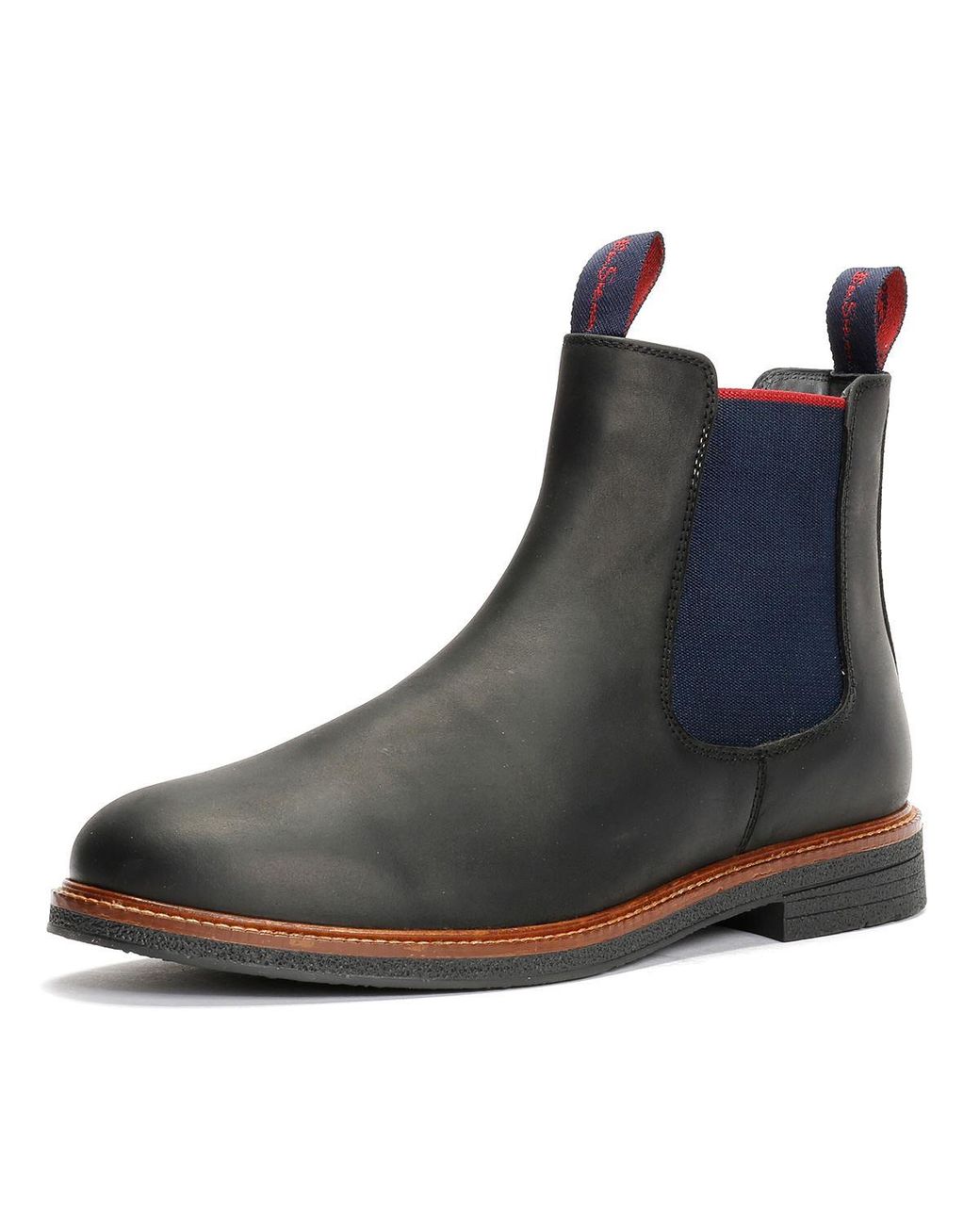 Ben Sherman Blue Walker Chelsea Leather Boots for men