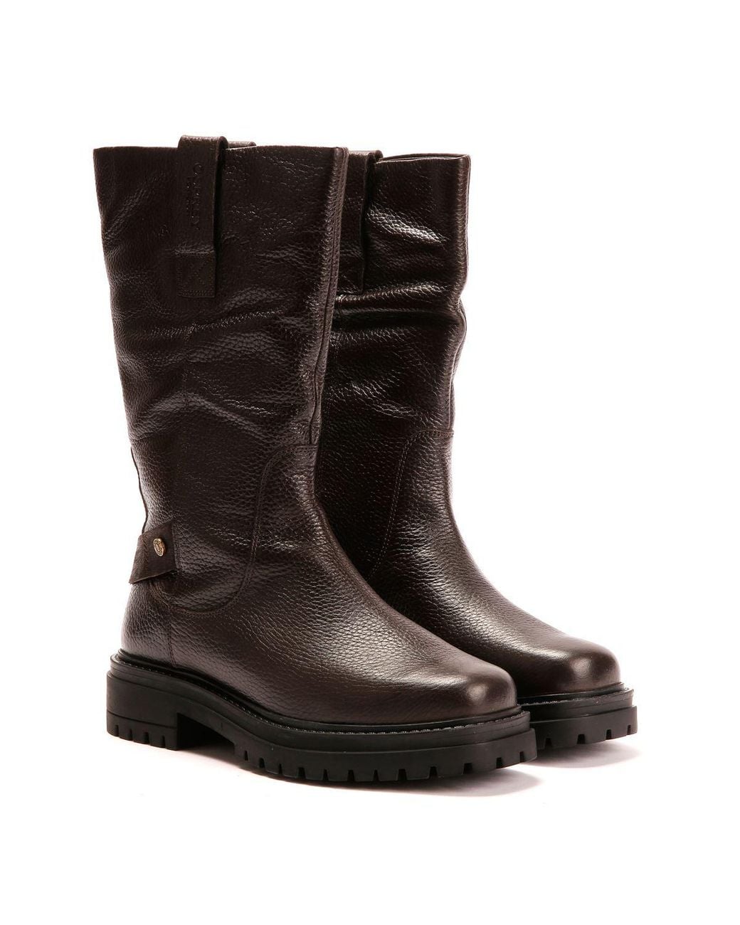 Osprey Blue The Gabarron Leather Chocolate Boots