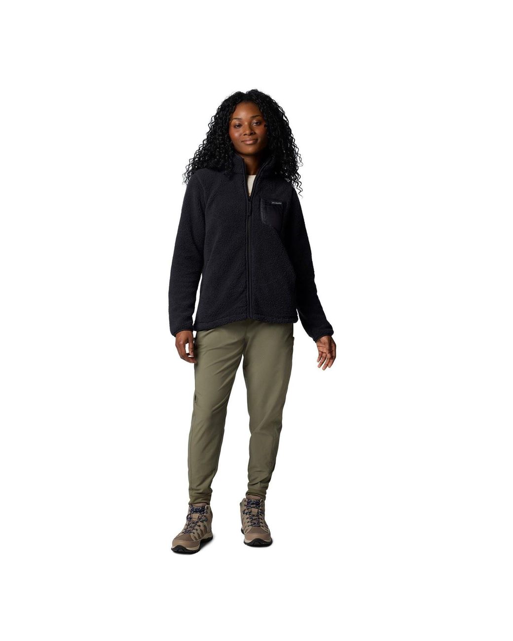 Columbia Black West Bend Full Zip Fleece Jackets