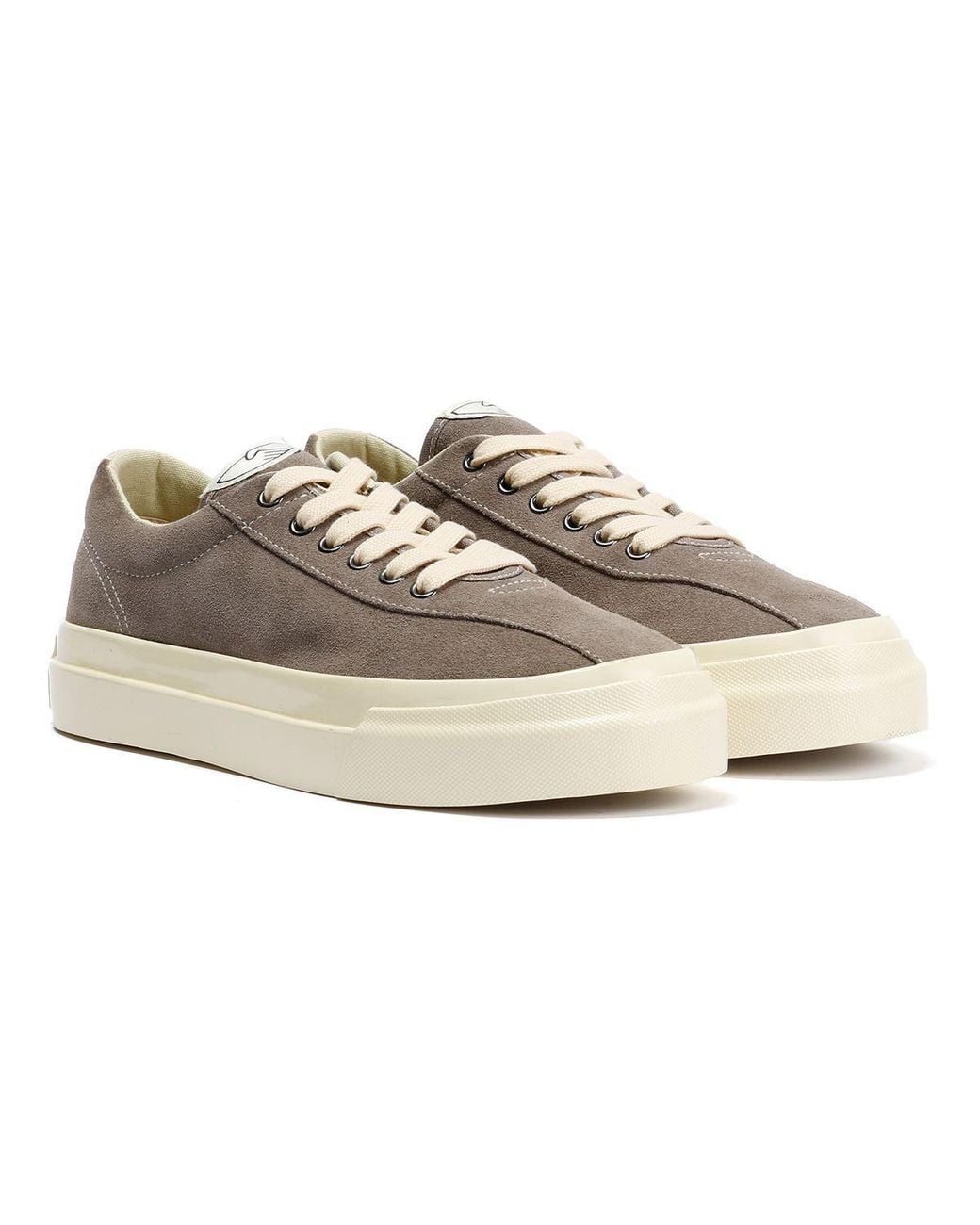 Stepney Workers Club Gray Dellow L Suede Trainers