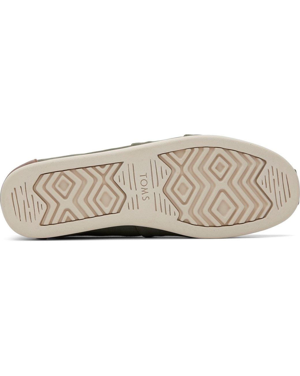 TOMS Green Alpargata Classic Cotton Blend Dark Sage Espadrilles for men