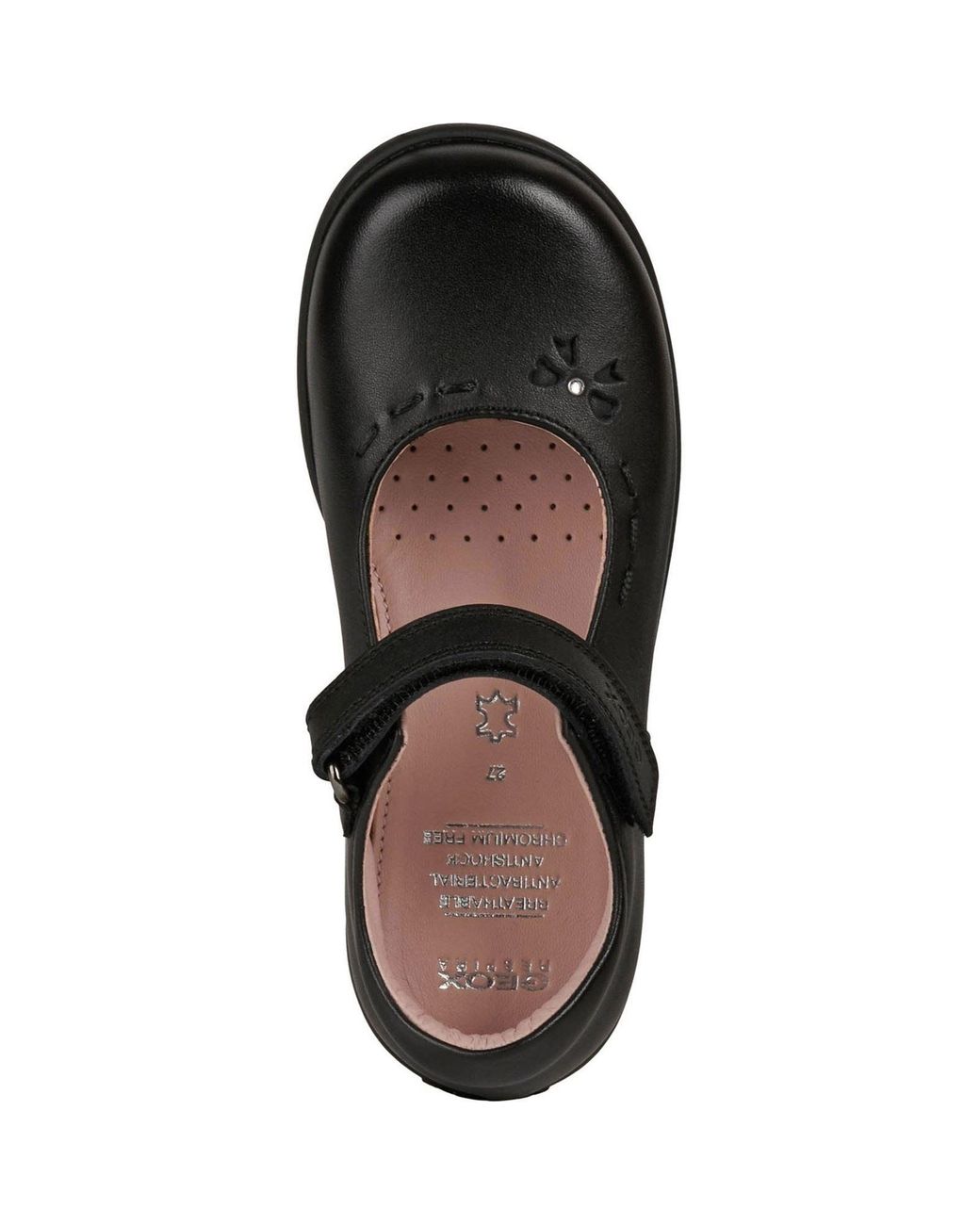 Geox Black Naimara Leather Shoes