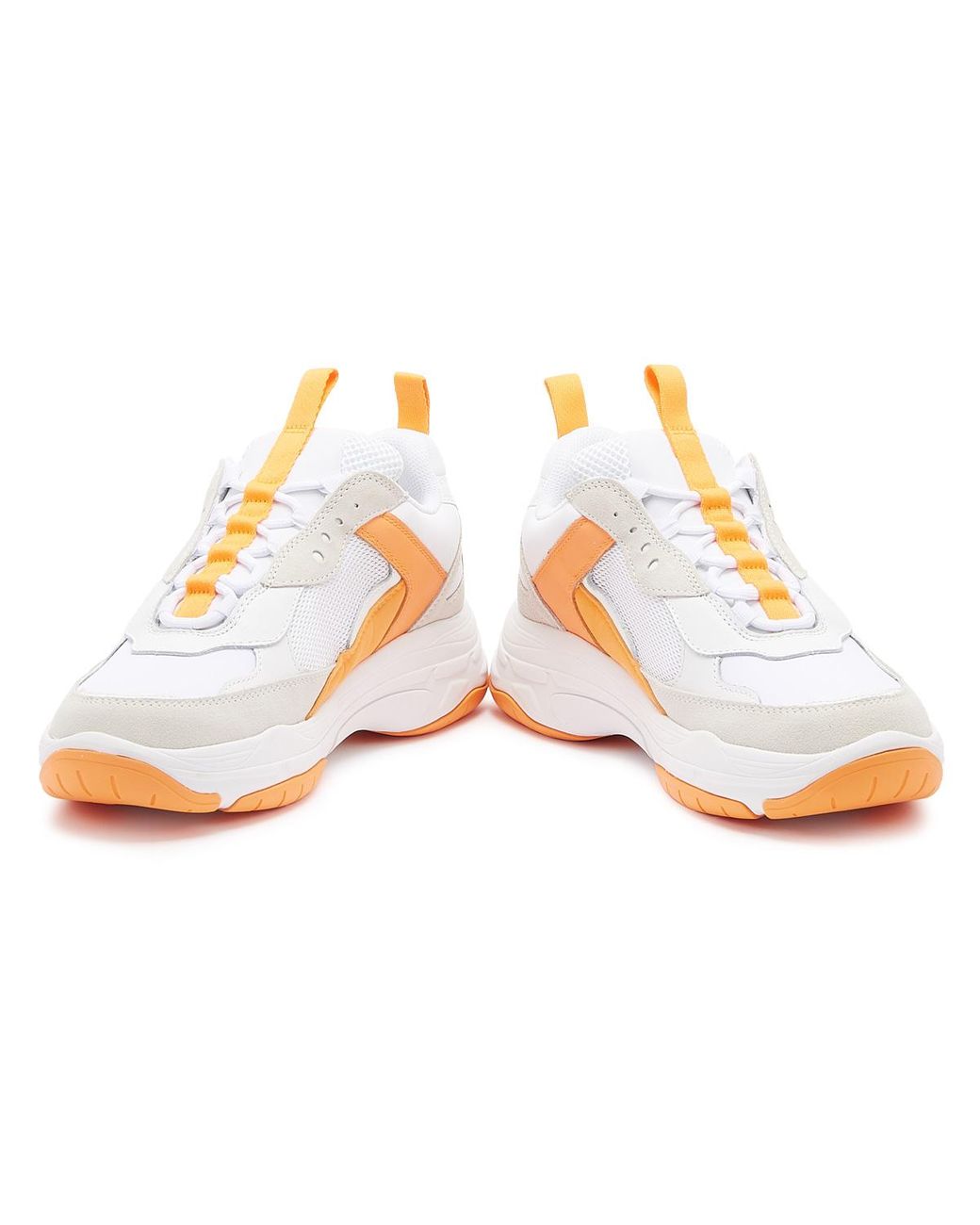 calvin klein trainers orange