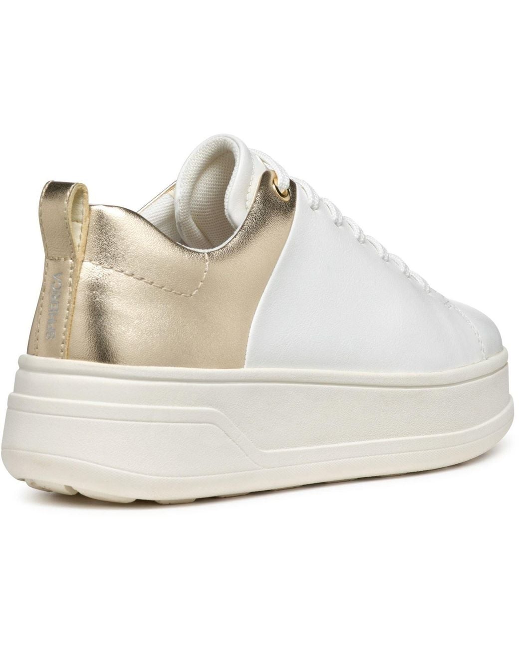 Geox White D Spherica Ecub-2 Trainers