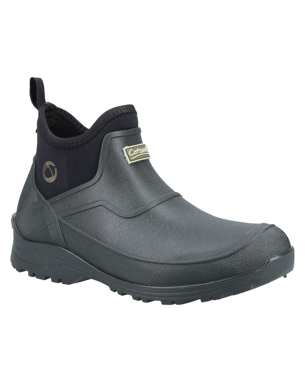 Cotswold Black Coleford Synthetic Wellington Boots