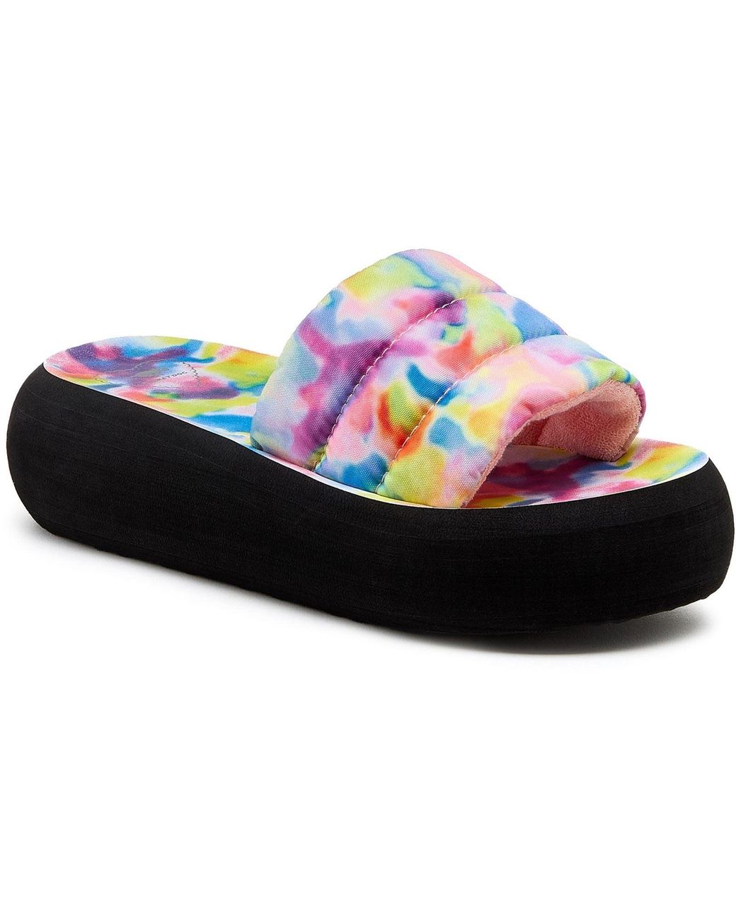 Rocket Dog Pink Splash Loyal Tie Dye Textile /Multi Sandals