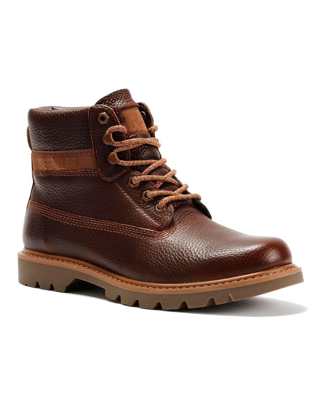 Caterpillar Brown Colorado 2.0 Leather Glazed Ginger Boots for men