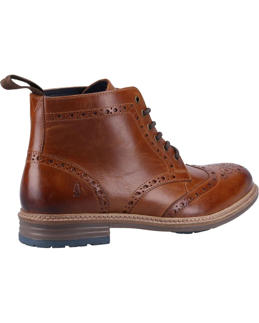 Hush Puppies Brown Joshua Leather Boots for men
