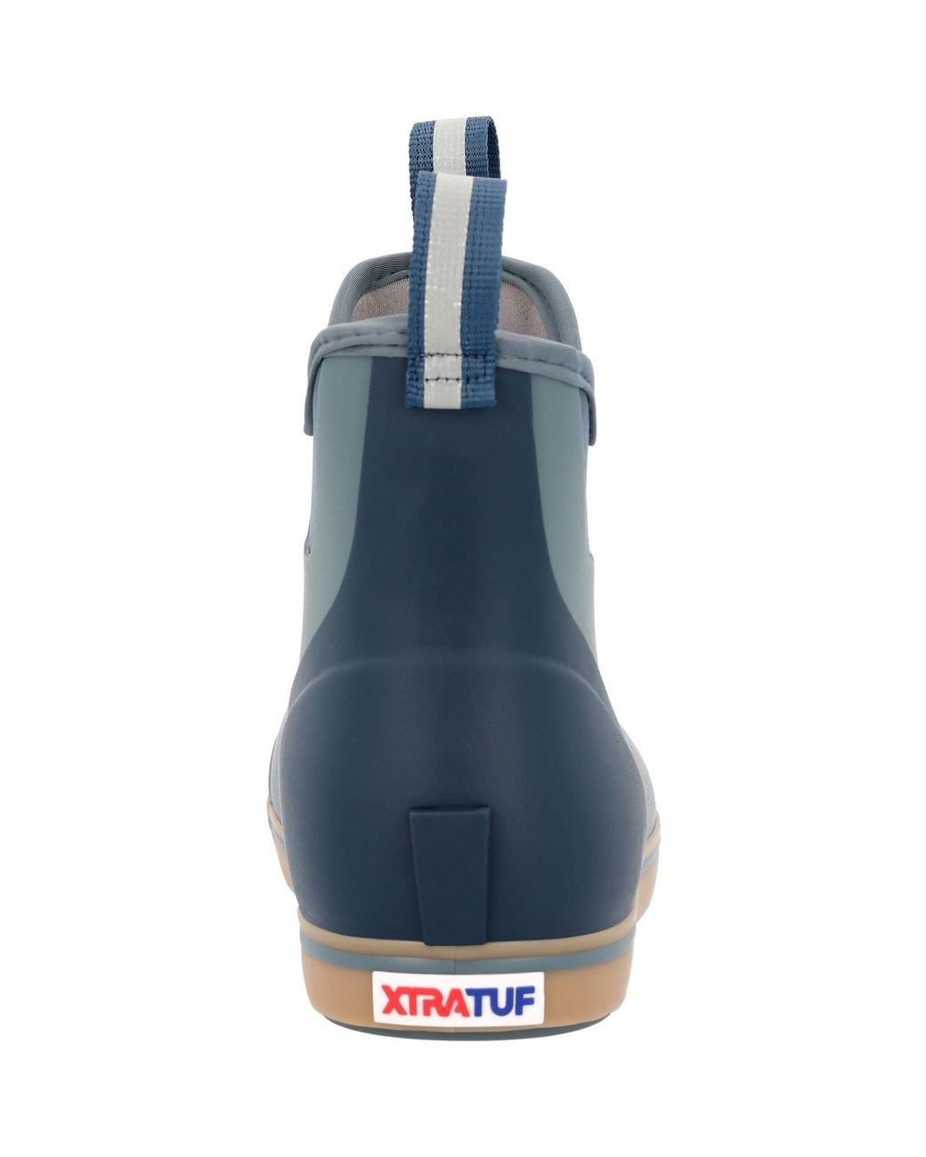 XtraTuf Blue Ankle Deck Rubber Stormy Wellington Boots