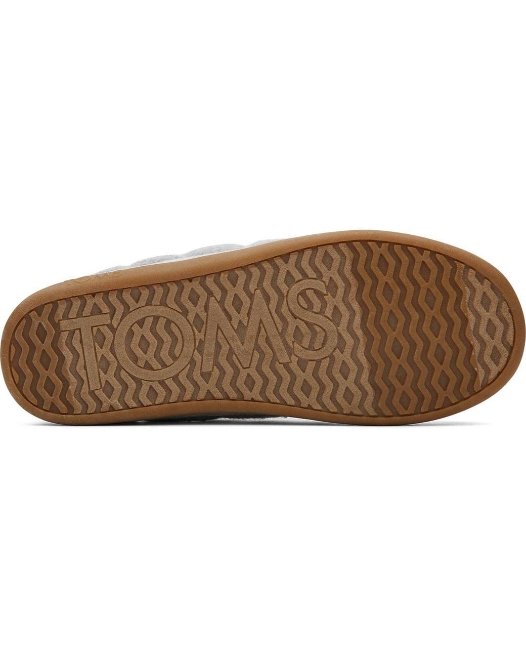 TOMS Gray Ezra Polyester Raindrop Slippers