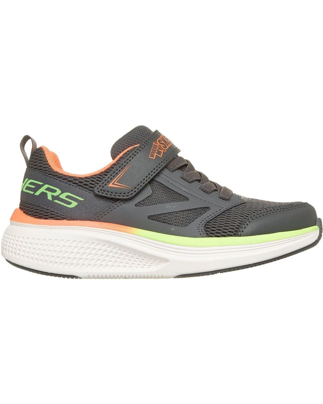 Skechers Blue Go Run Elevate 2.0 Where's My Charcoal/ & Lime Trainers
