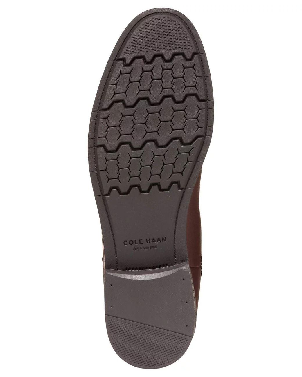 Cole Haan Brown Newmark Grand Leather Chestnut Chelsea Boots for men